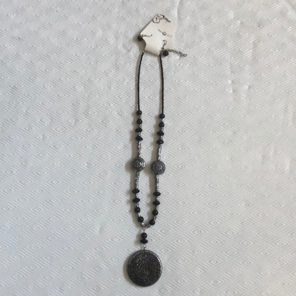 Statement necklace and earrings